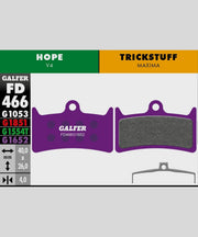 Galfer E-Bike Disc Brake Pad - Hope - V4 | Trickstuff - Maxima