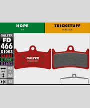 Galfer Advanced Bike Disc Brake Pad - Hope - V4 | Trickstuff - Maxima