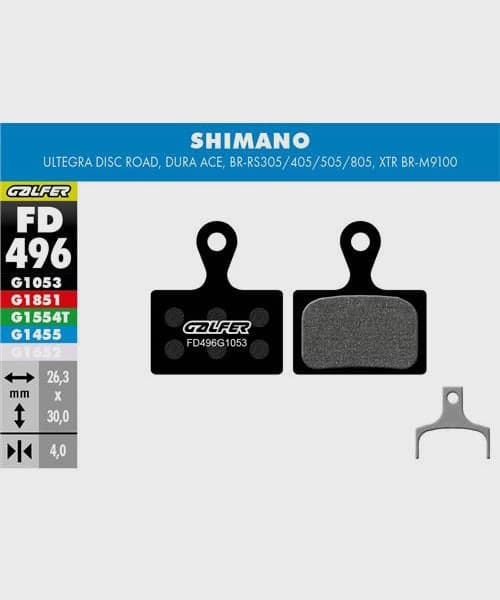 Galfer Standard Bike Disc Brake Pad - Shimano - Ultegra / Dura Ace / XTR M9100
