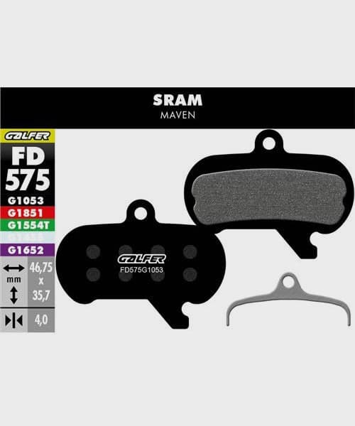 Galfer Standard Bike Disc Brake Pad - SRAM - Maven