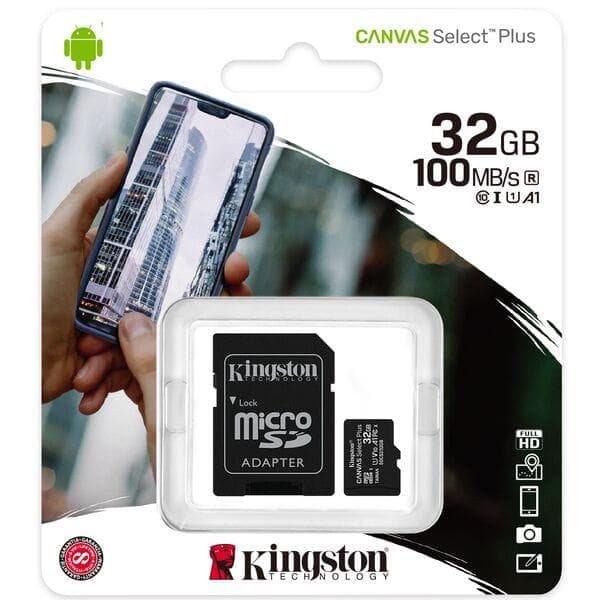 Kingston Canvas Select Plus microSD card - 32GB