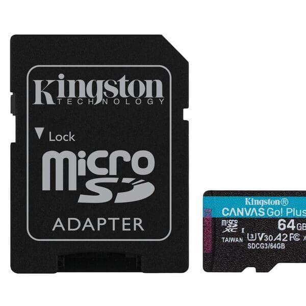 Kingston Canvas Go! Plus microSD card - 64GB