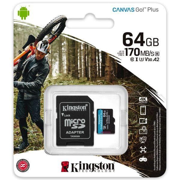 Kingston Canvas Go! Plus microSD card - 64GB