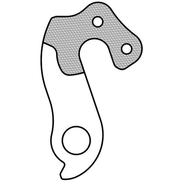 M Part GEAR HANGER Ghost GEAR HANGER Ghost - GH-170