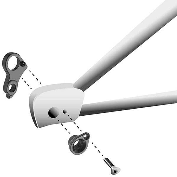 M Part GEAR HANGER Cube (hanger + axle cap) GEAR HANGER Cube (hanger + axle cap) - GH-176