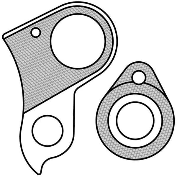 M Part GEAR HANGER Cube (hanger + axle cap) GEAR HANGER Cube (hanger + axle cap) - GH-176