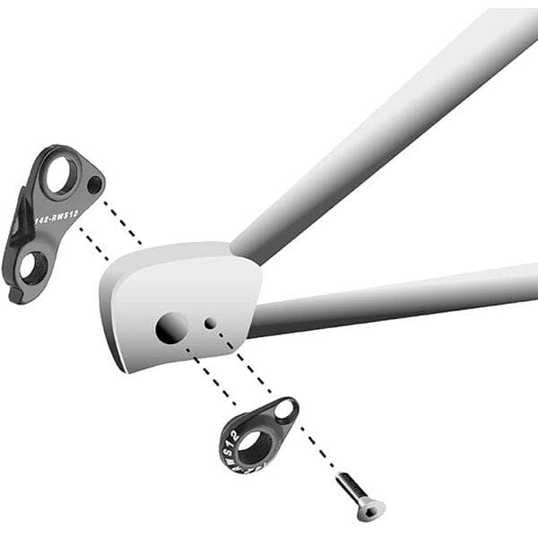 M Part GEAR HANGER Scott (hanger + axle cap) GEAR HANGER Scott (hanger + axle cap) - GH-182