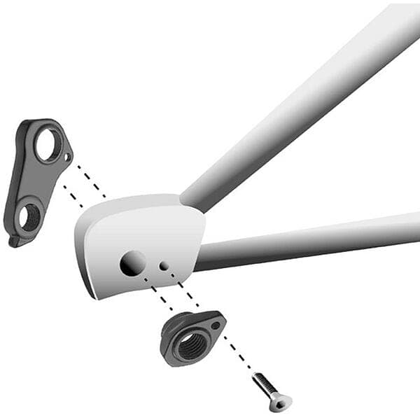 M Part GEAR HANGER Giant (hanger + axle cap) GEAR HANGER Giant (hanger + axle cap) - GH-183