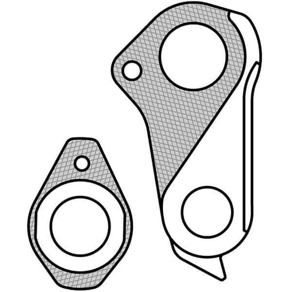 M Part GEAR HANGER Giant (hanger + axle cap) GEAR HANGER Giant (hanger + axle cap) - GH-183