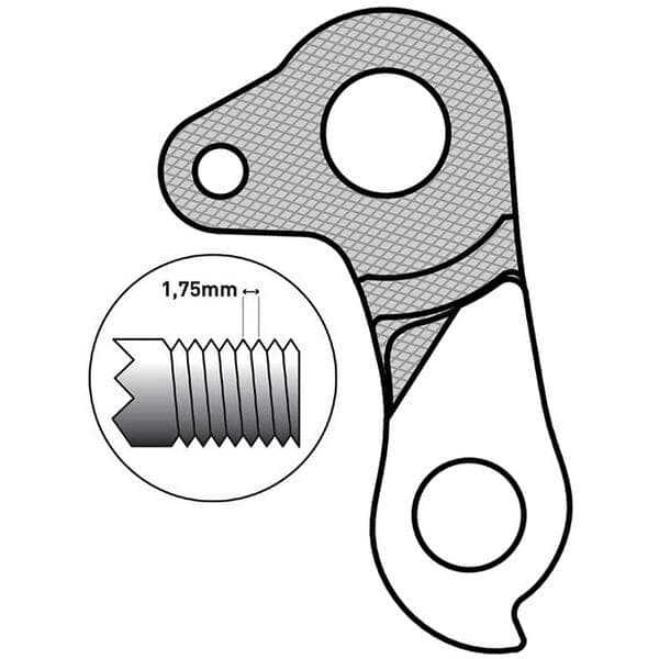 M Part GEAR HANGER Bulls (direct mnt M12 1.75) GEAR HANGER Bulls (direct mnt M12 1.75) - GH-251