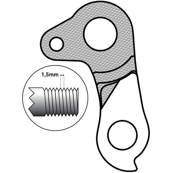 M Part GEAR HANGER Bulls (direct mount M12 1.5) GEAR HANGER Bulls (direct mount M12 1.5) - GH-252