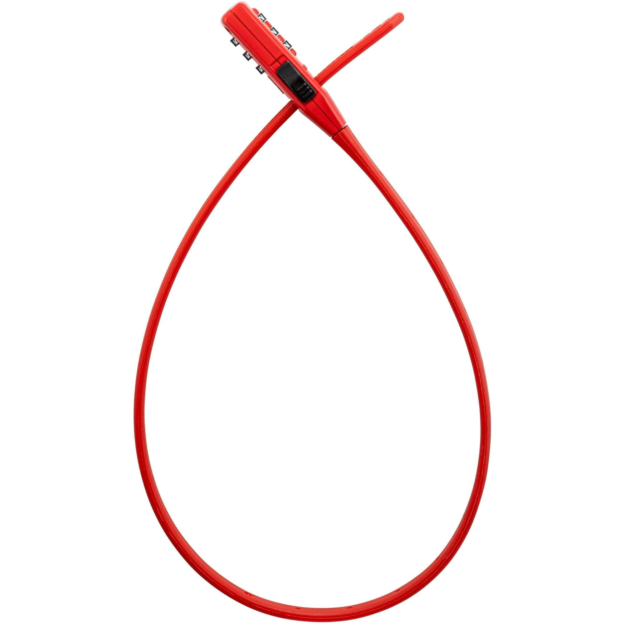 Kryptonite Click Lock Combo Lock, 530mm, Red