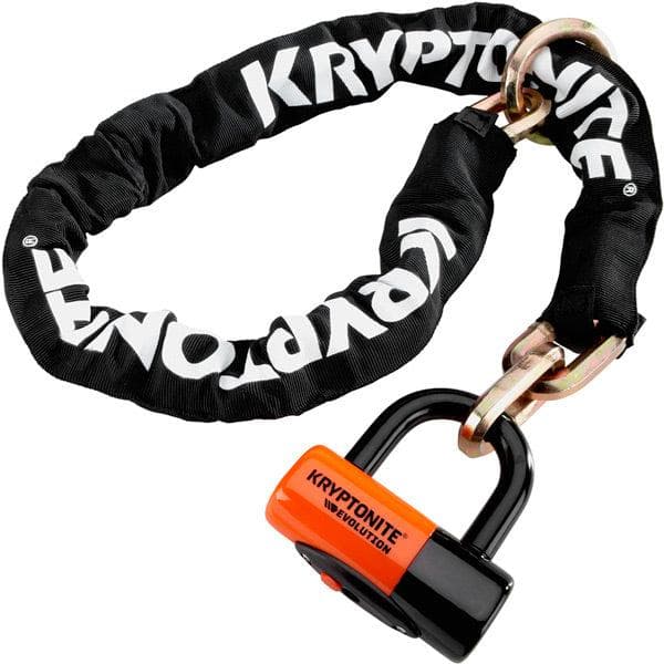 Load image into Gallery viewer, Kryptonite New York Noose (12 mm / 130 cm) - with Ev Series 4 Disc Lock Sold Secure Gold
