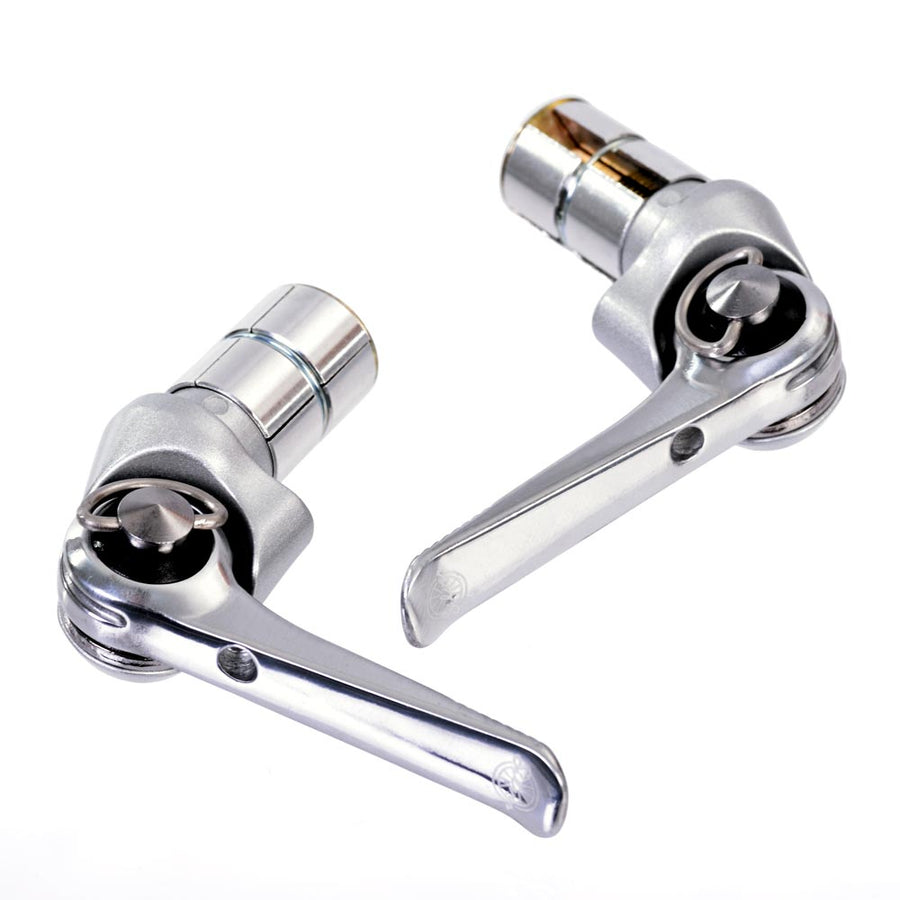 Dia-Compe  Bar End Shift Levers Silver Friction