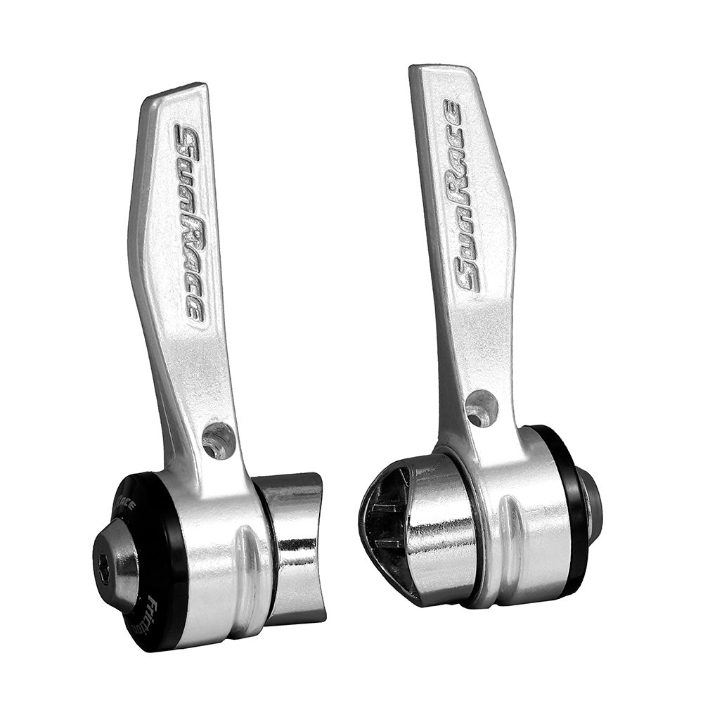 SunRace R30 Downtube Shifters Silver