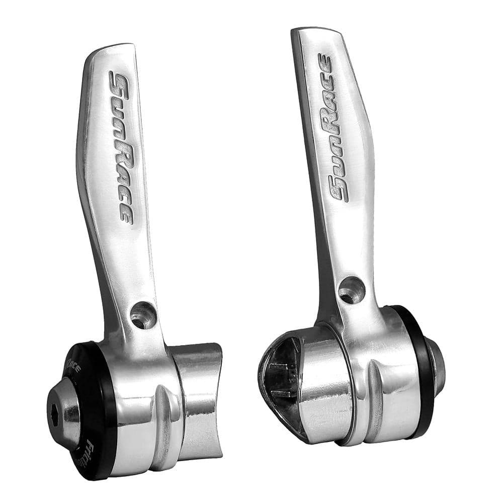 SunRace R90 Downtube shifters Silver 9spd