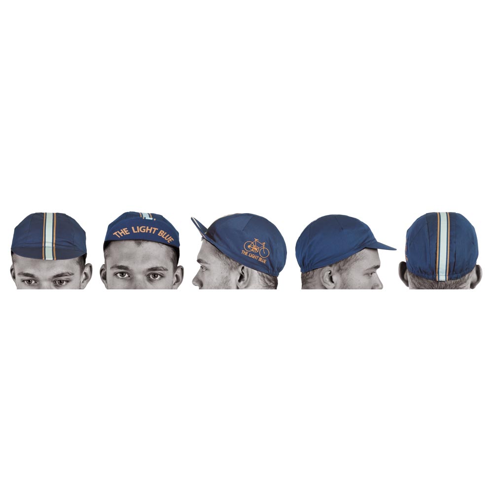 Light Blue Sport Cotton Cycling Cap  Blue M/L