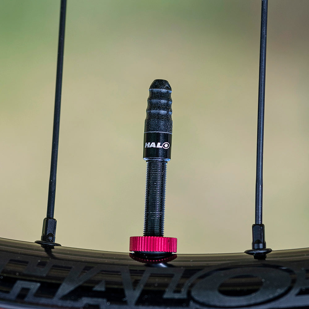Halo Hi Flow Tubeless Valves Black 44mm