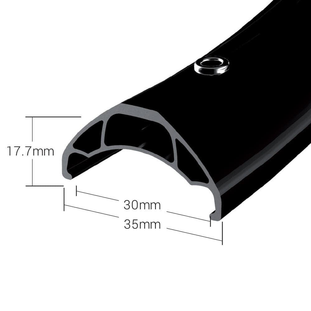 Halo Ridge Line 29" Rim Black 32H