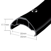 Halo Ridge Line 29" Rim Black 32H