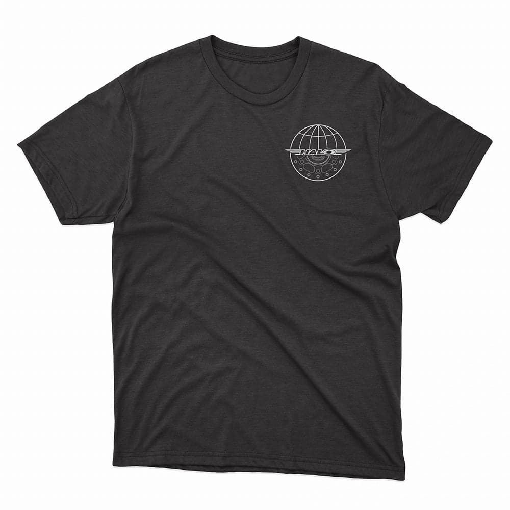 Halo Globe Logo T-Shirt Black Md