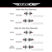 Halo XL Hex Key Skewers Gold XL