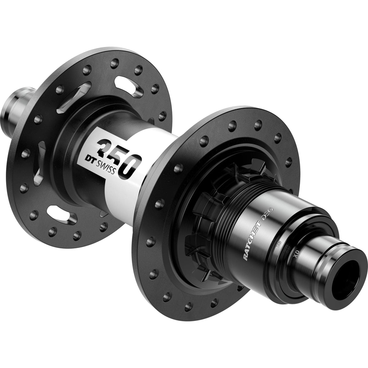 DT Swiss 350 DEG Classic rear disc 6 bolt 148 x 12 mm Boost, SRAM XD, black