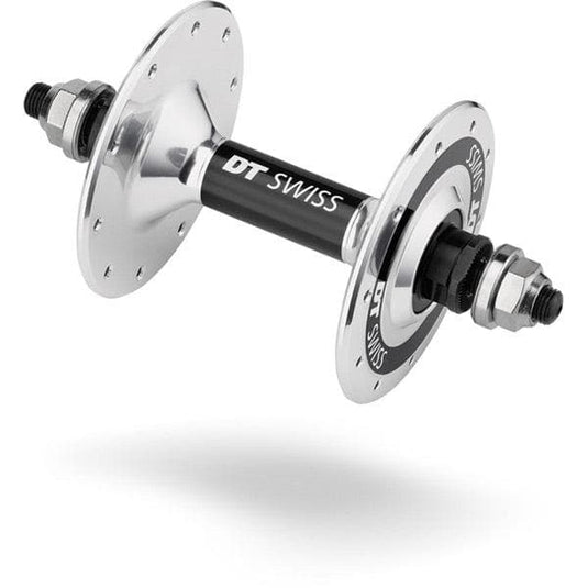 DT Swiss Track Front Hub - 100mm Bolt On - 20 Hole Silver - HBDTT01F