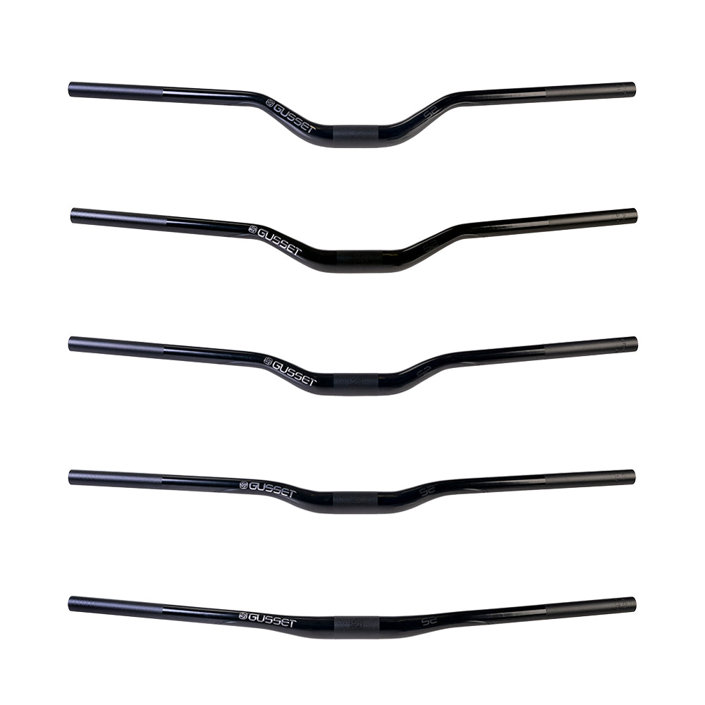 Gusset Components S2 Handlebars - 31.8mm Black 10mm