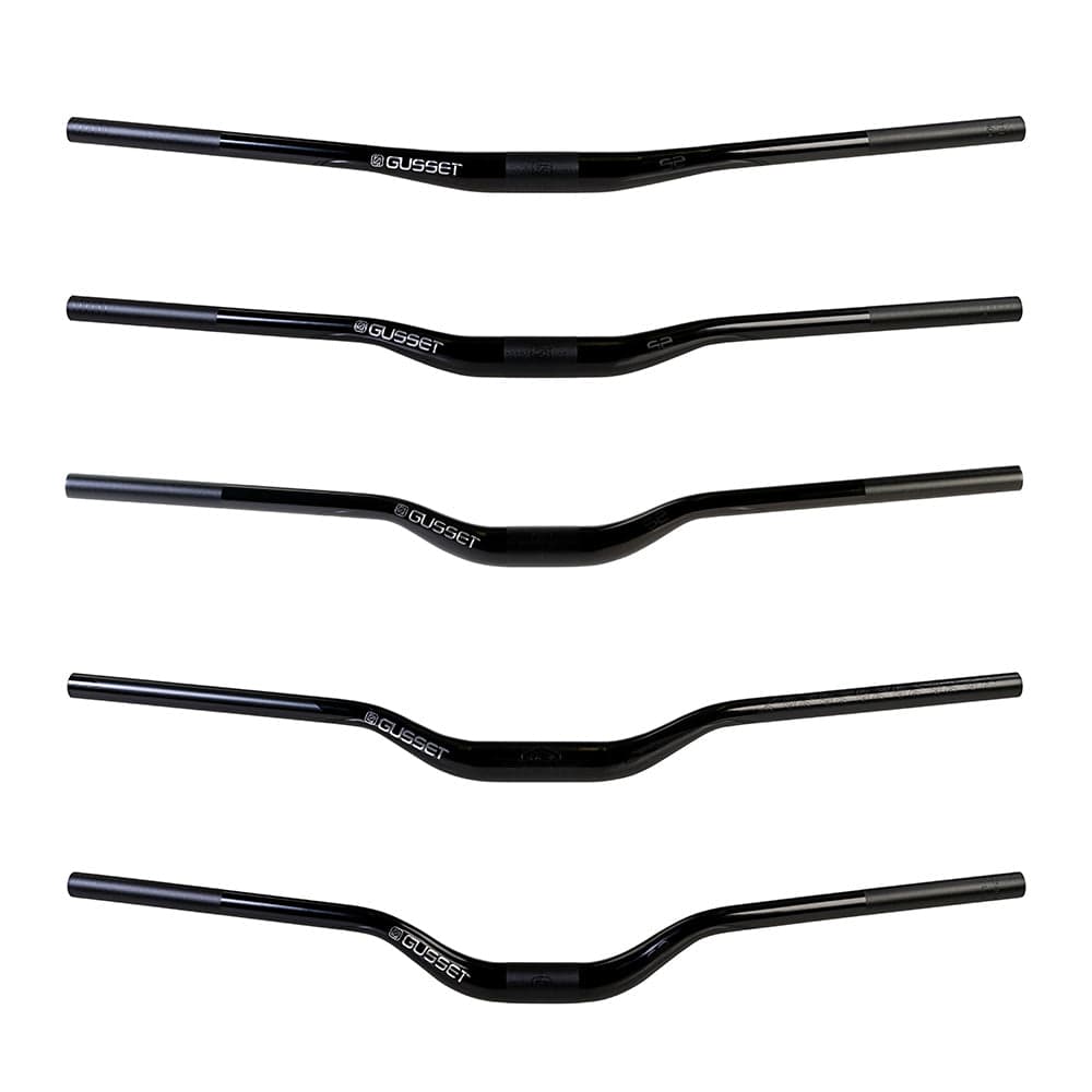 Gusset Components S2 Handlebars - Black 35mm Black