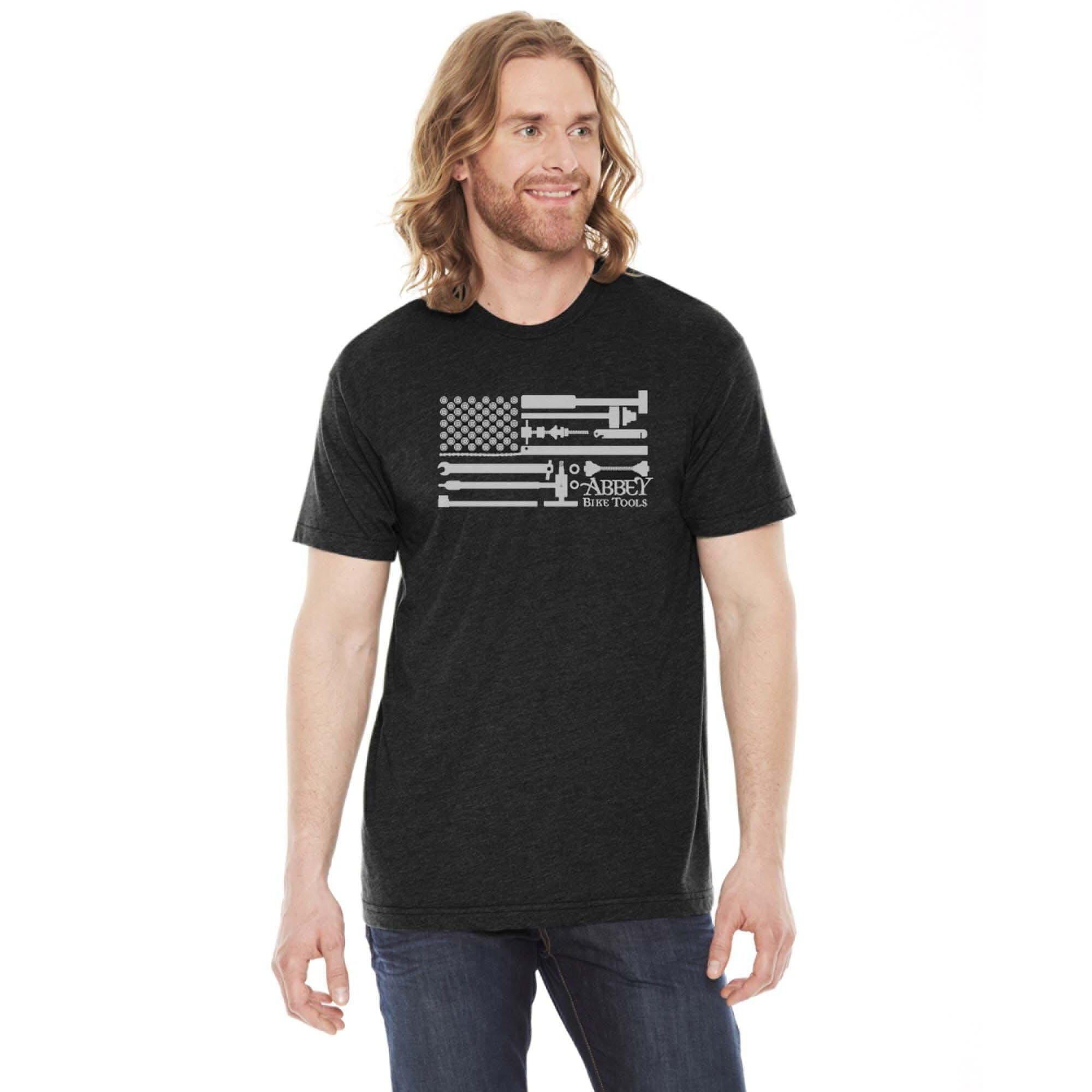 Abbey Bike Tools Abbey Flag T-Shirt Black / XL