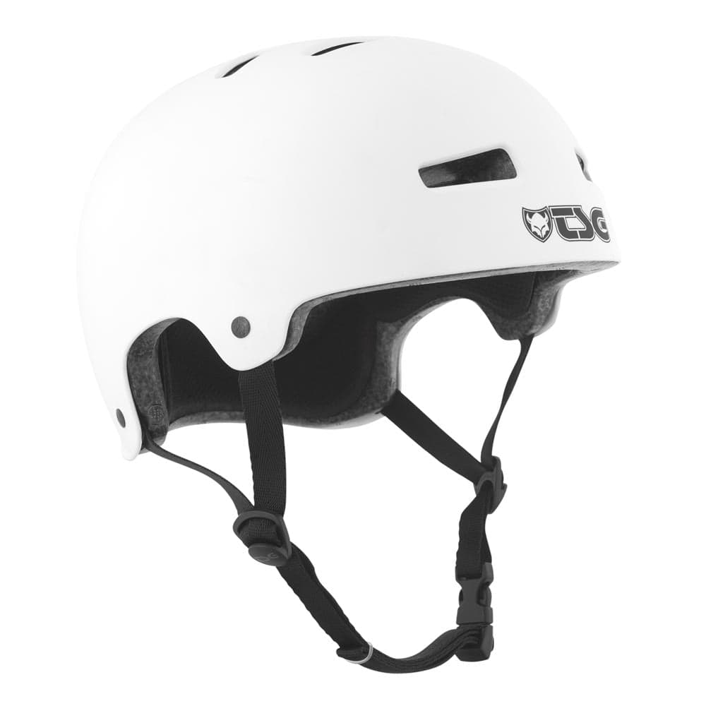 TSG Evolution Helmet Satin White Lg/XL