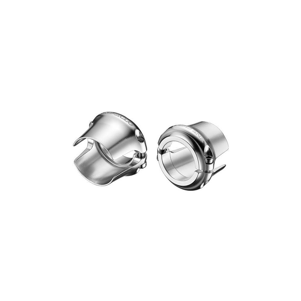 Dia-Compe ENE Bar Tape Clamps Silver 22-24mm