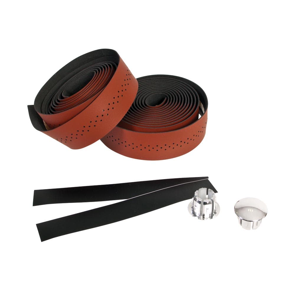 Genetic Faux Leather Bar Tape Brown Road