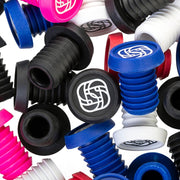 Gusset Grips BMX Push-In plugs  Red