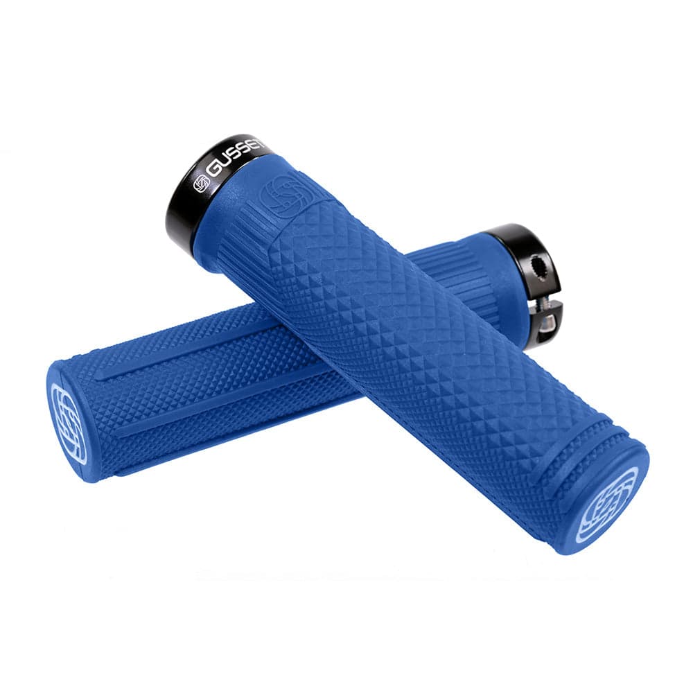 Gusset Grips S2 Lock-On Grip Blue 133mm