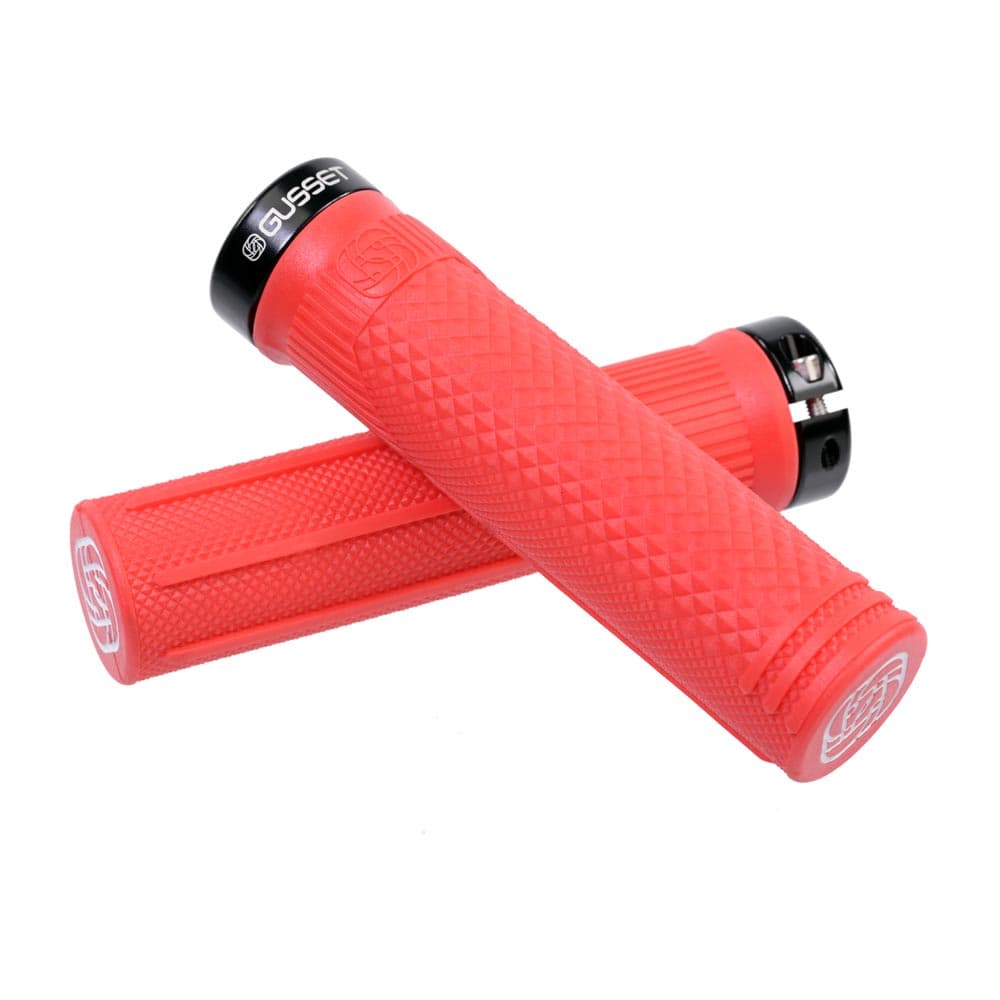 Gusset Grips S2 Lock-On Grip Red 133mm