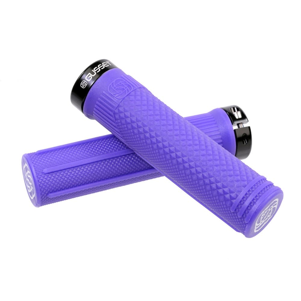 Gusset Grips S2 Lock-On Grip Purple 133mm