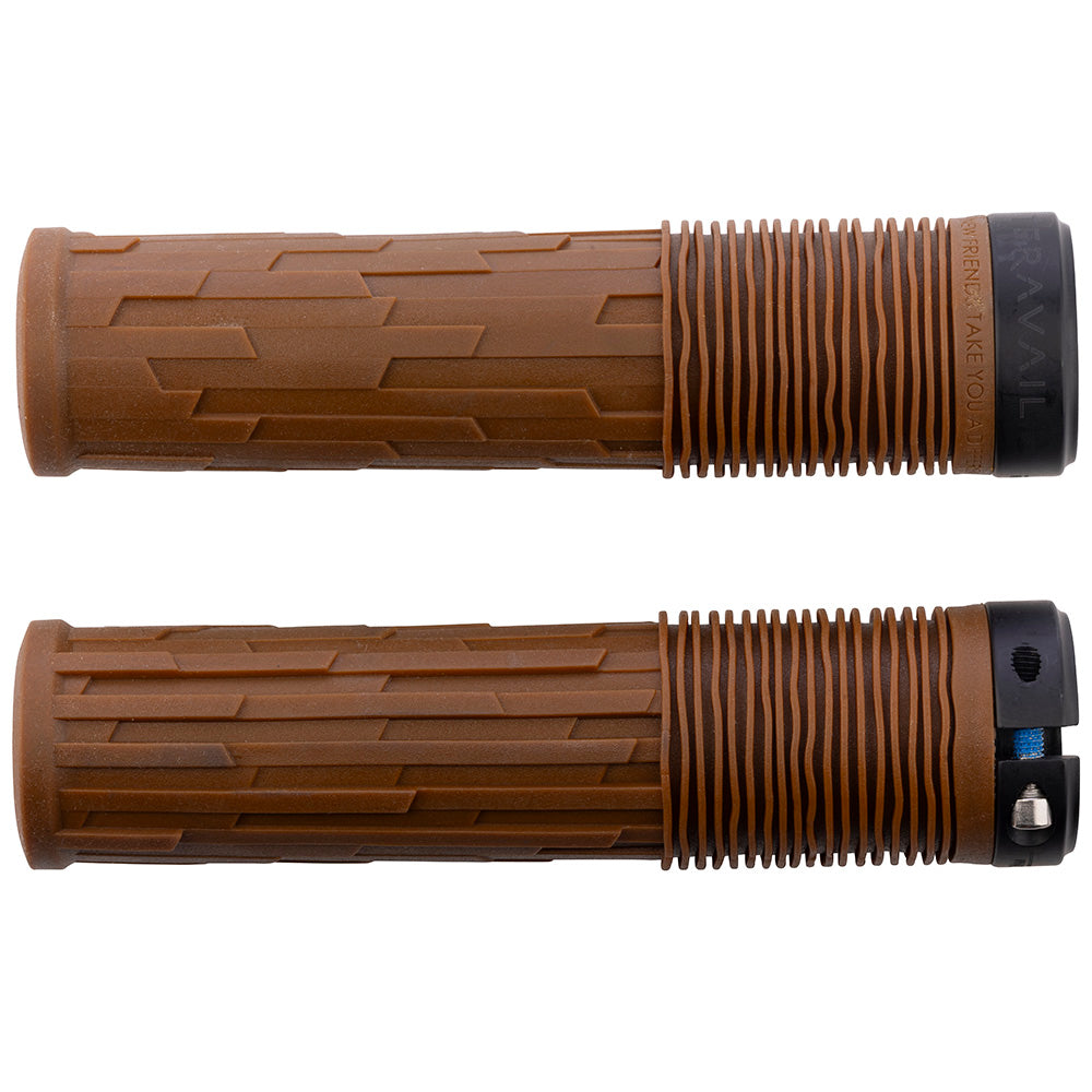 Teravail Lytho Lock-On Grips 35mm Caramel