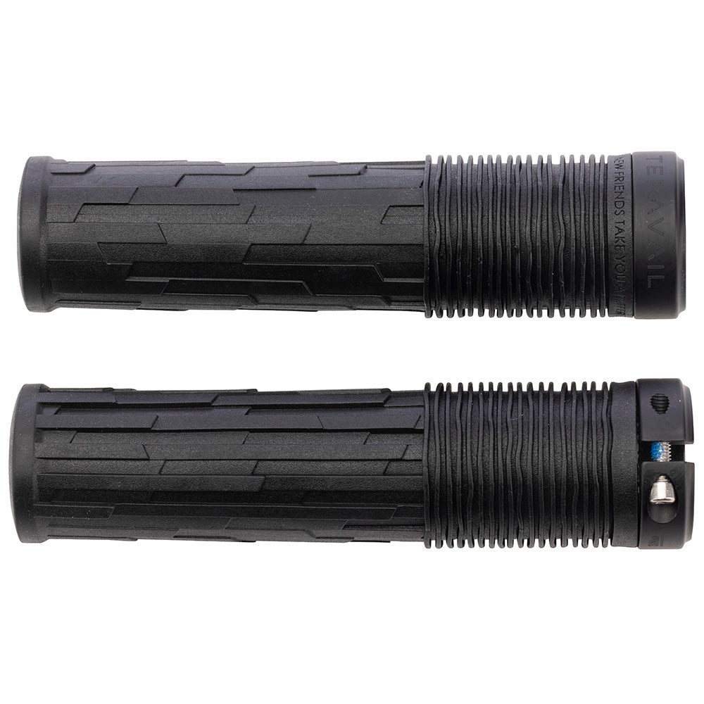 Teravail Lytho Lock-On Grips 35mm Obsidian