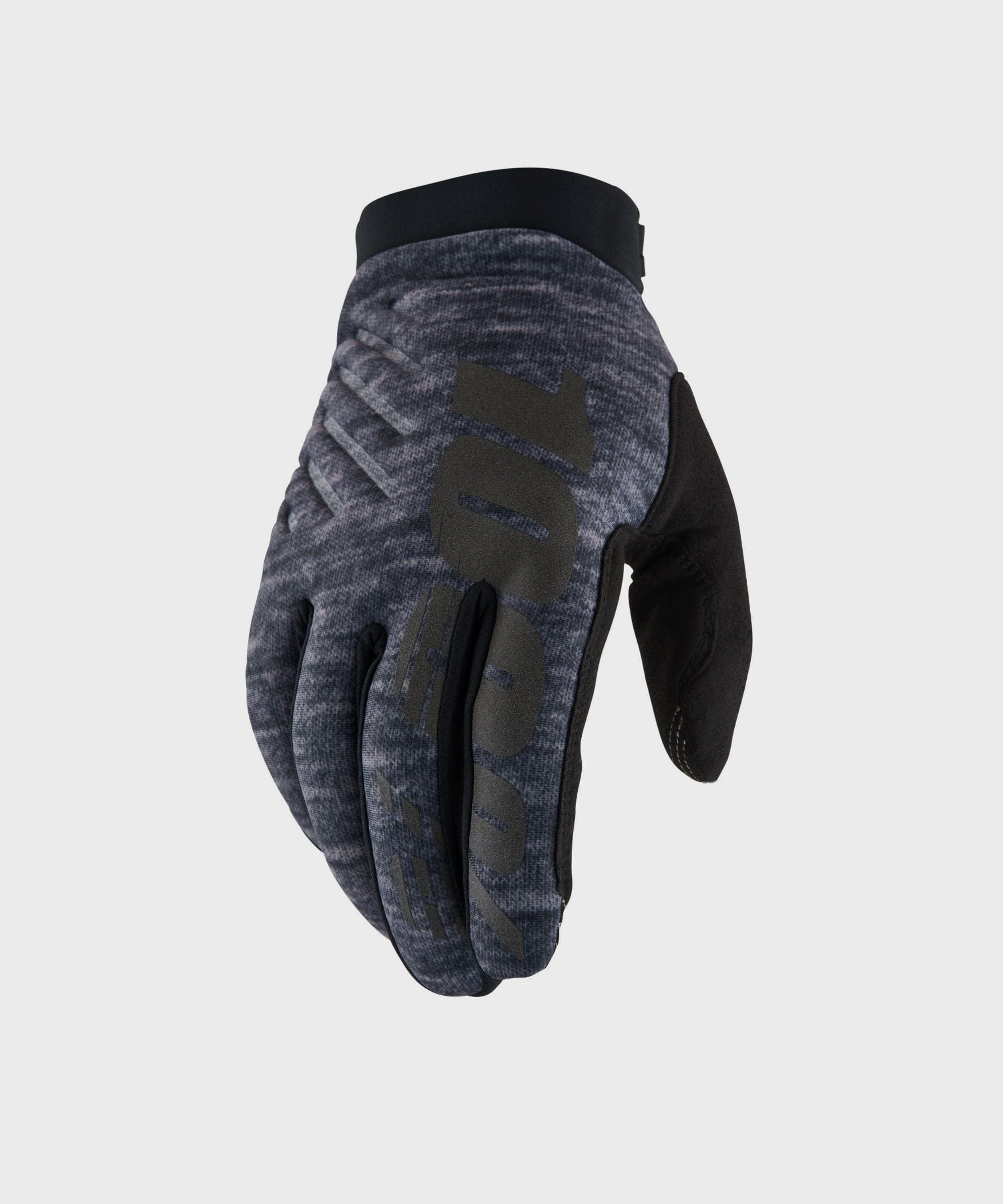 100% Brisker Cold Weather Glove Heather Grey XXL