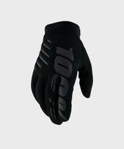 100% Brisker Cold Weather Youth Glove Black / Grey XL