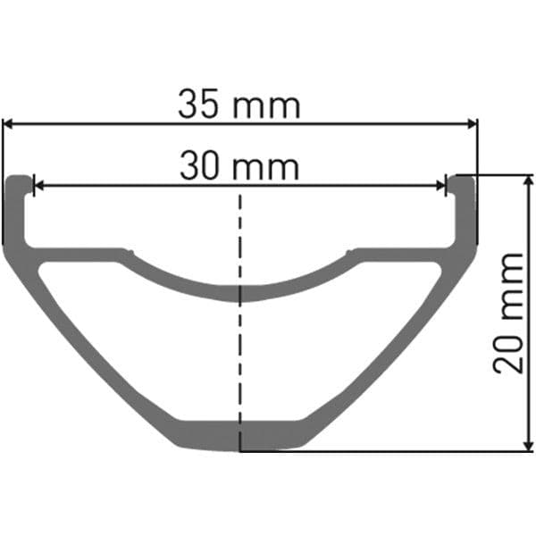 DT Swiss H 1900 wheel; 30 mm rim; 12 x 148 mm BOOST axle ; 29 inch rear MICRO SPLINE
