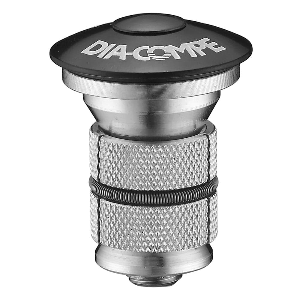 Dia-Compe Expander Bolt and Top Cap Black 22-24mm