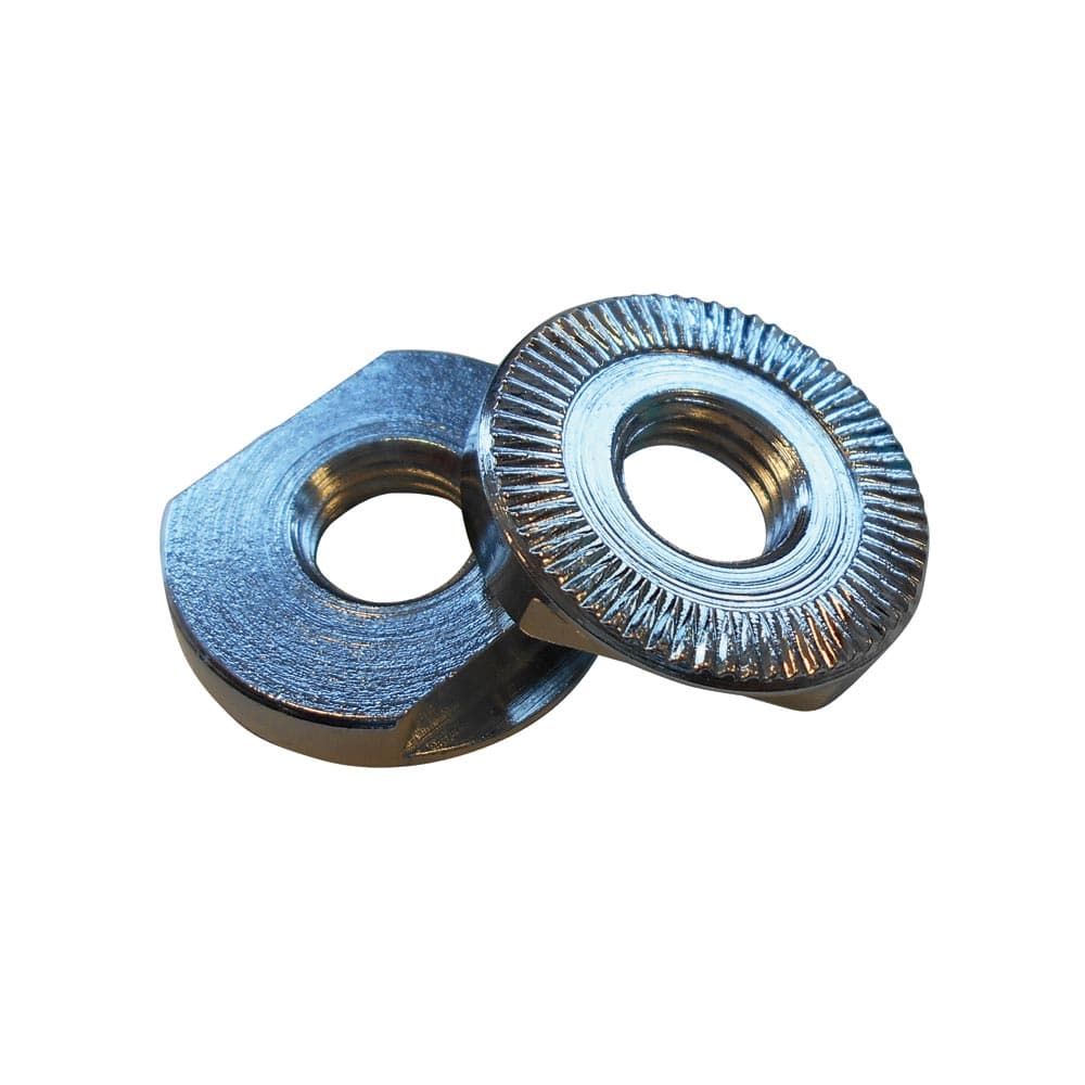 Dia-Compe Track Hub Locknuts Silver M9