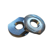 Dia-Compe Track Hub Locknuts Silver M9