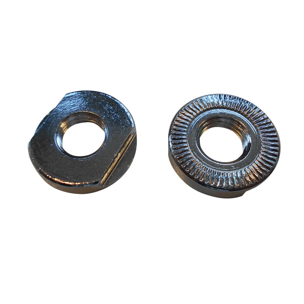 Dia-Compe Track Hub Locknuts Silver M10