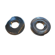 Dia-Compe Track Hub Locknuts Silver M10