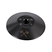 Demolition BMX Hub Guards Matte Black Front