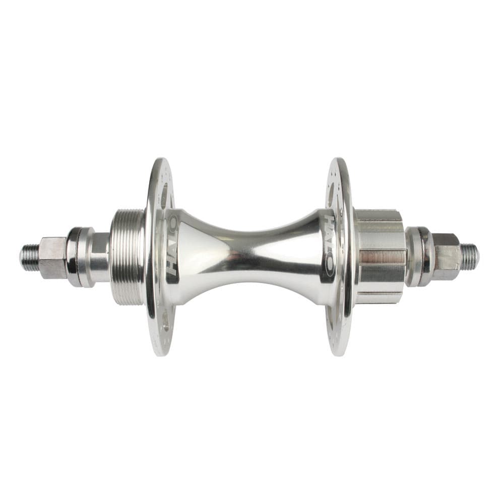 Halo Rear Fix-G Track Hubs Silver 32H